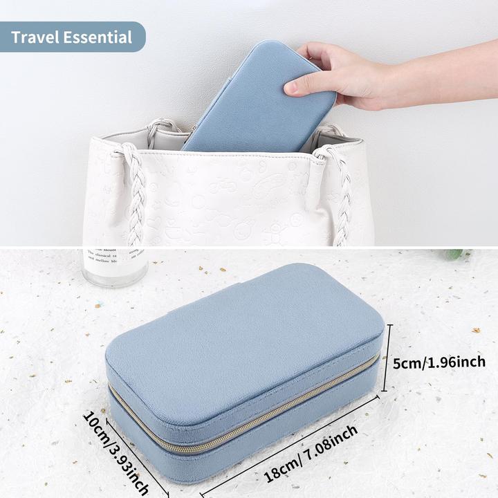 Produktbild Only-Bags.Store Kleine Reiseschmuckschatulle Samt