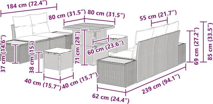 Produktbild vidaXL Lila