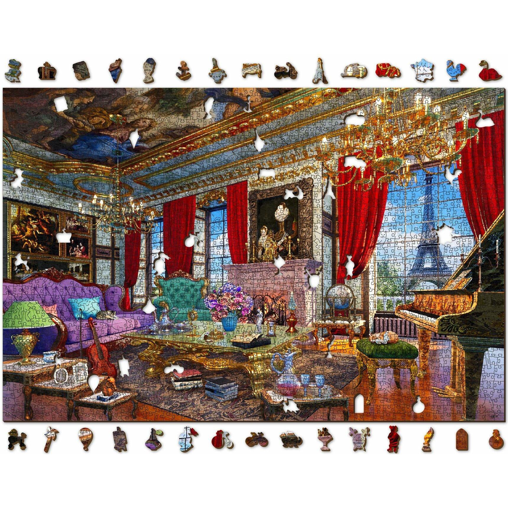 Thumbnail - WoodenCity WOODEN CITY Holzpuzzle Palast in Paris 2in1, 2000 Teile ECO (2000 Teile)