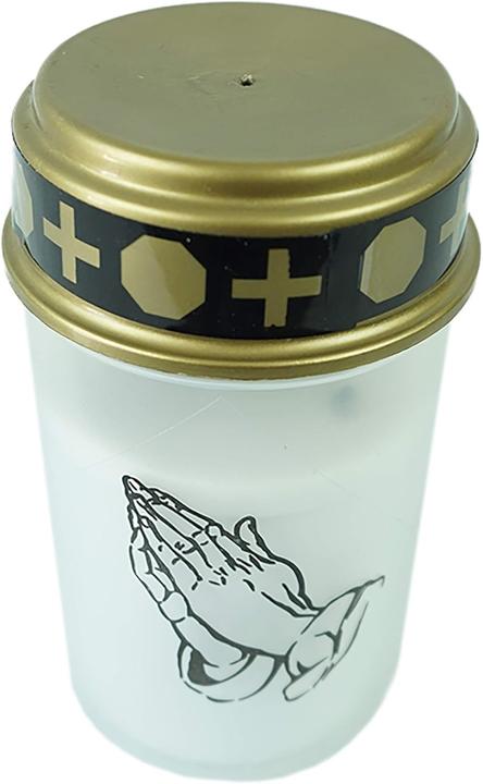 Actual product image Novaliv LED Grave Light White Permanent Flicker Effect incl. Batteries Grave Candles Cemetery Candle (1 pcs.)