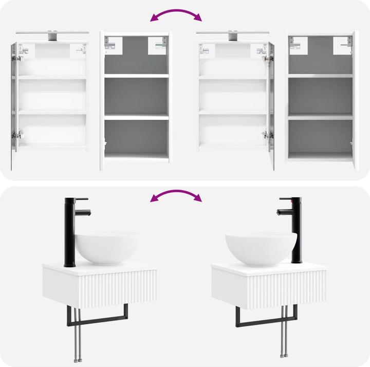 Produktbild vidaXL Badezimmermöbel-Set
