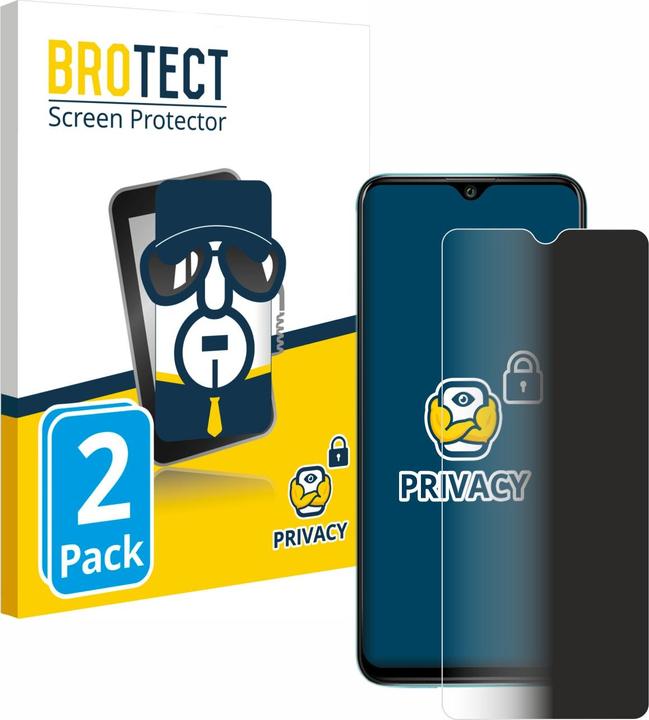 Actual product image BROTECT Privacy Protector (2 Piece, Wiko Power U30)
