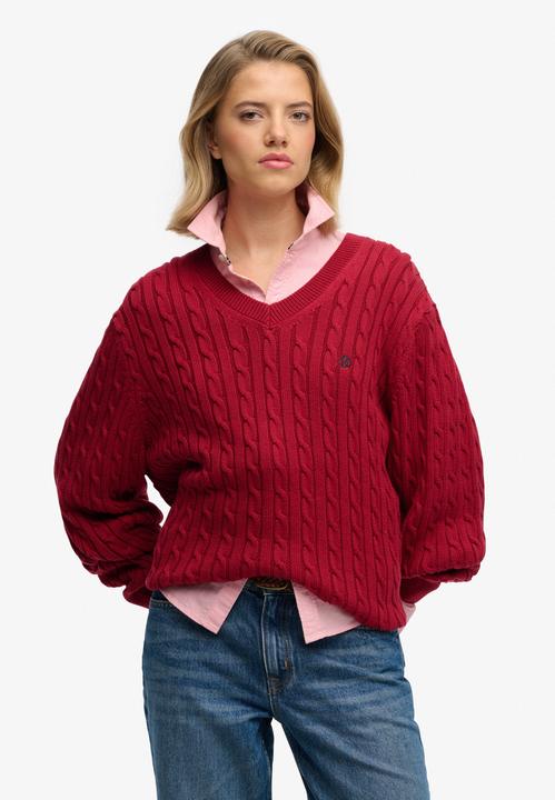 Produktbild Superdry Oversized Damen-Crewneck-Pullover (M)