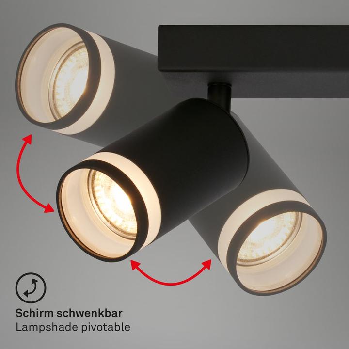 Produktbild Briloner Spot light, 4-flame, GU10/excl. bulb, black (GU10)