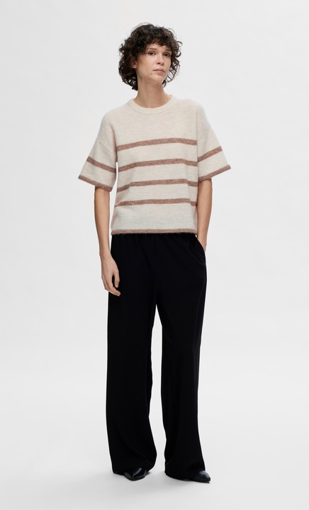 Image du produit Selected Femme Haut en tricot à manches courtes (XS)