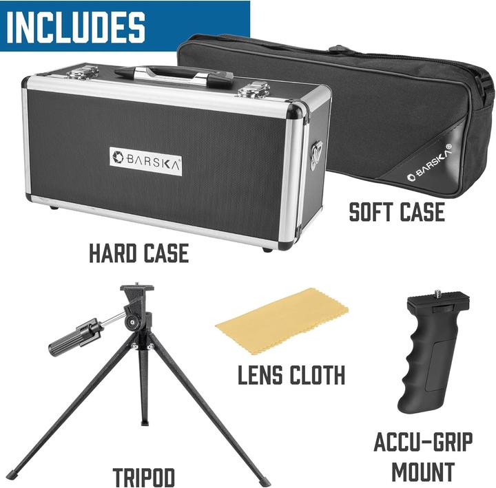 Immagine prodotto Barska Benchmark Waterproof Straight Spotting Scope (88 mm)