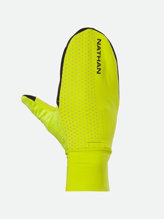 Immagine prodotto Nathan Guanto Hyper Night Reflective Convertible Mitt Glove Guanti da corsa (L)