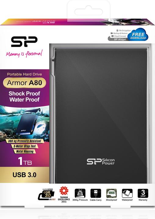 Immagine prodotto Silicon Power Armor A80 - Disco rigido - 1 TB - esterno (portatile) (1 TB)