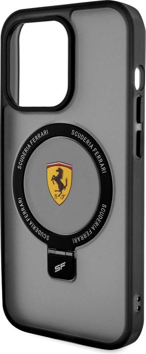 Produktbild Ferrari FEHMP15XUSCAK iPhone 15 Pro Max 6.7" czarny/black hardcase Ring Stand 2023 Collection MagSaf (Apple iPhone 15 Pro Max)