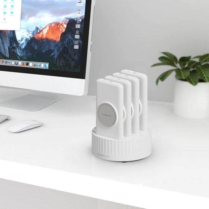 Actual product image Powerology 4in1 Station 10000mAh PD 100W QC Wireless Power Bank (10000 mAh, 100 W, 37 Wh)