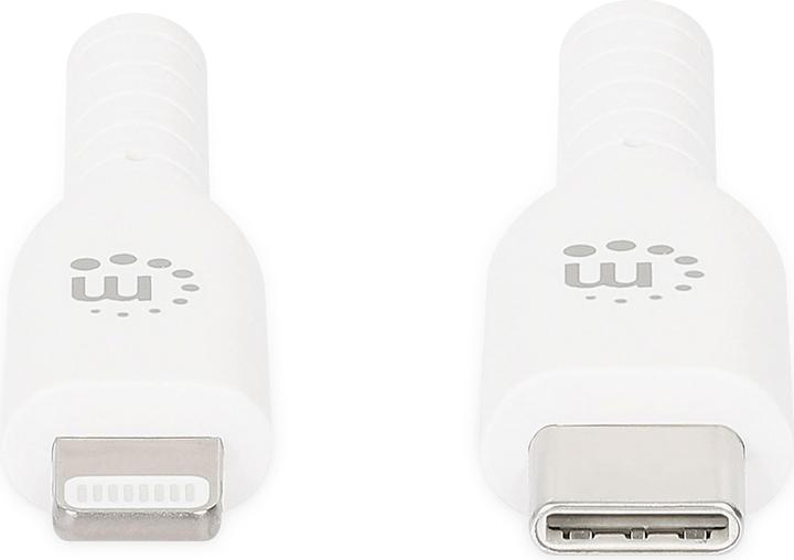 Produktbild Manhattan USB-C auf Lightning Sync-/Ladekabel (0.50 m, USB 4.0, 28 W)