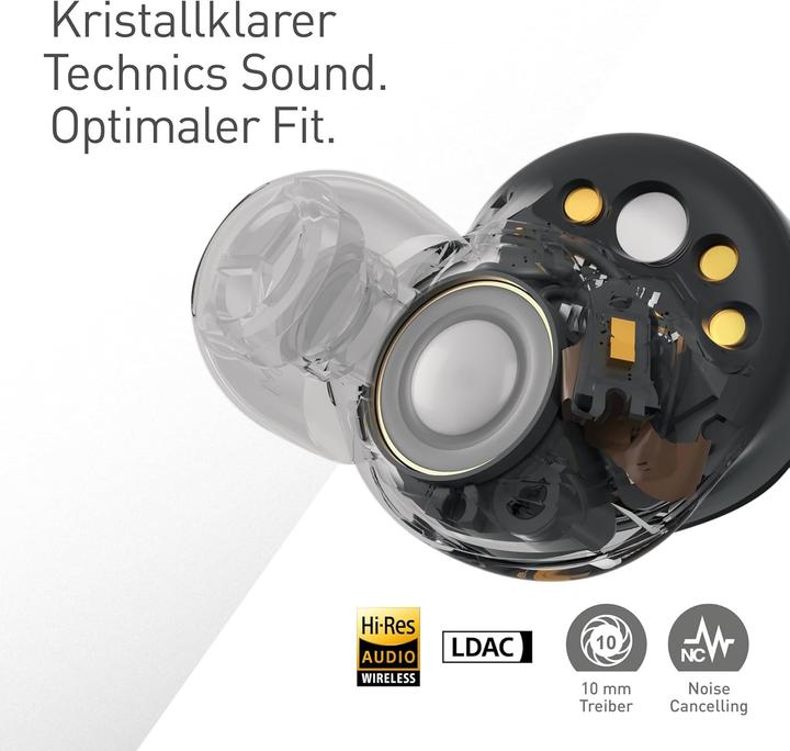 Actual product image Technics EAH-AZ80E-A (ANC, 7 h, Wireless)