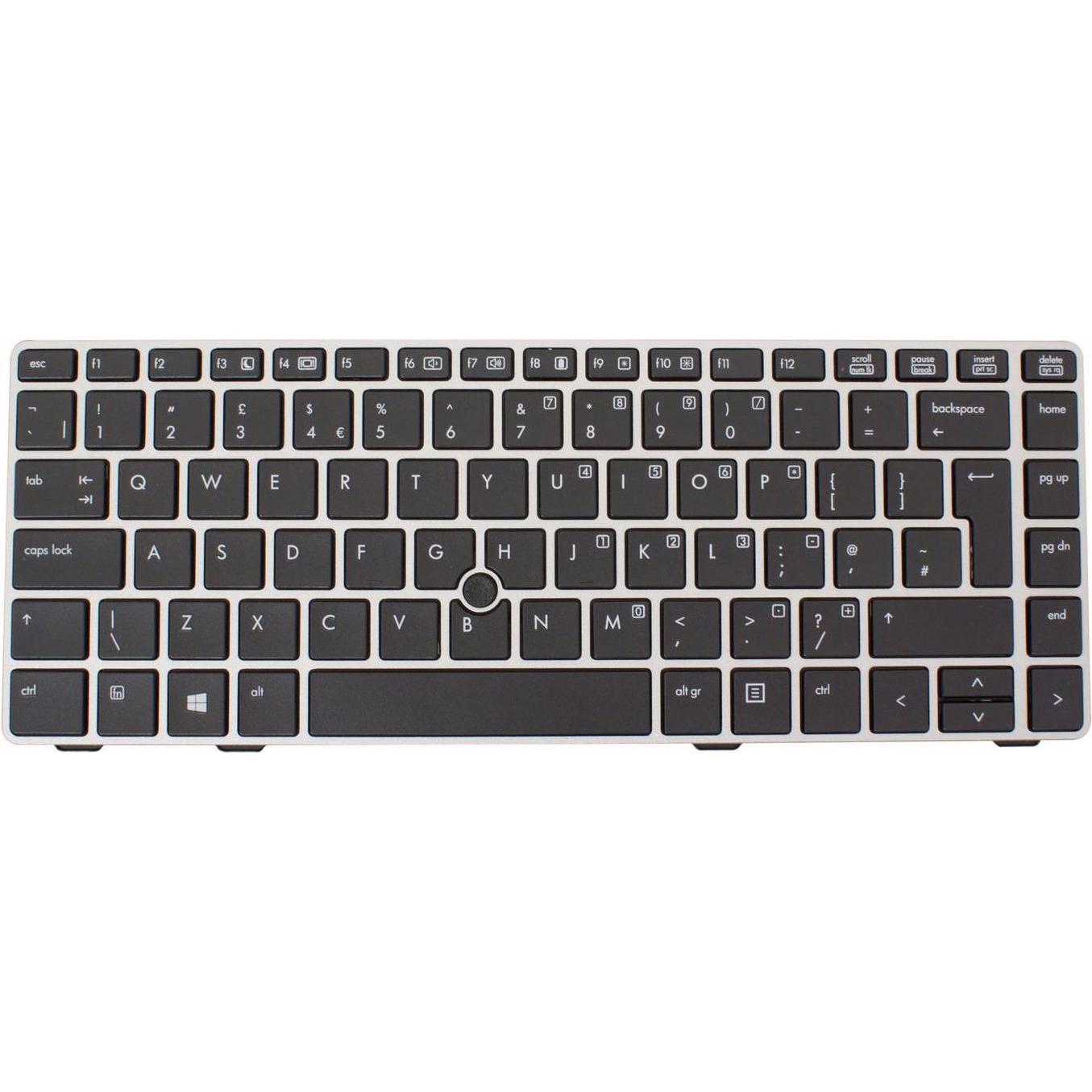 HP Keyboard (ENGLISH), Notebook Ersatzteile, Schwarz