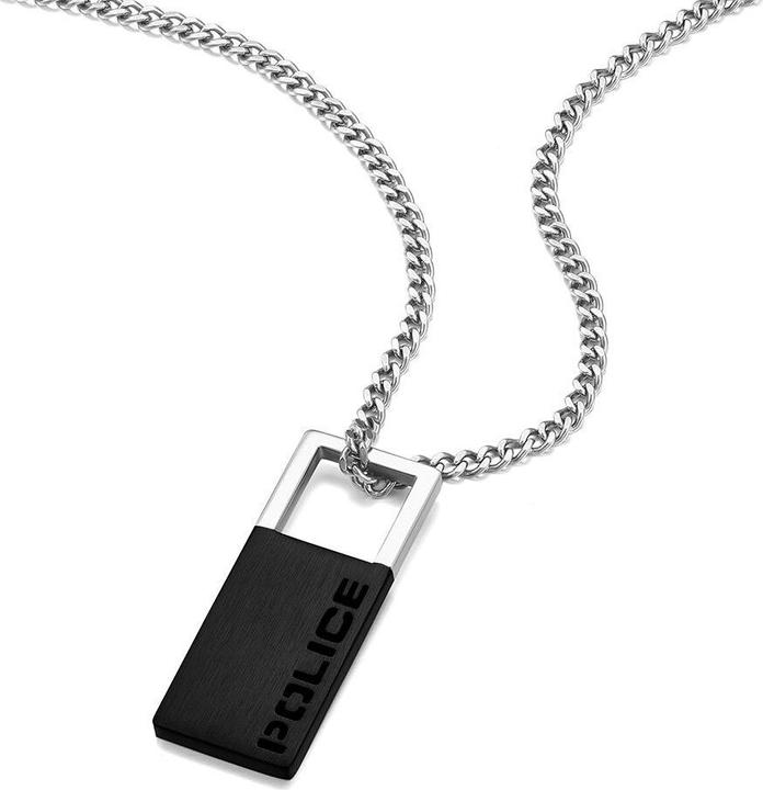 Image du produit Police Élégant collier en acier Hooked pour hommes PEAGN0032901