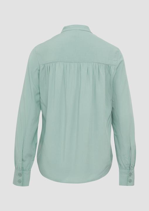 Produktbild S.Oliver Bluse Viskosebluse mit Smok-Detail an der Schuler (32)