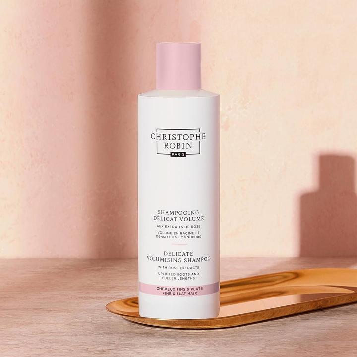 Image du produit Christophe Robin shampooing délicat volume naturel à la rose (250 ml, Shampoing liquide)