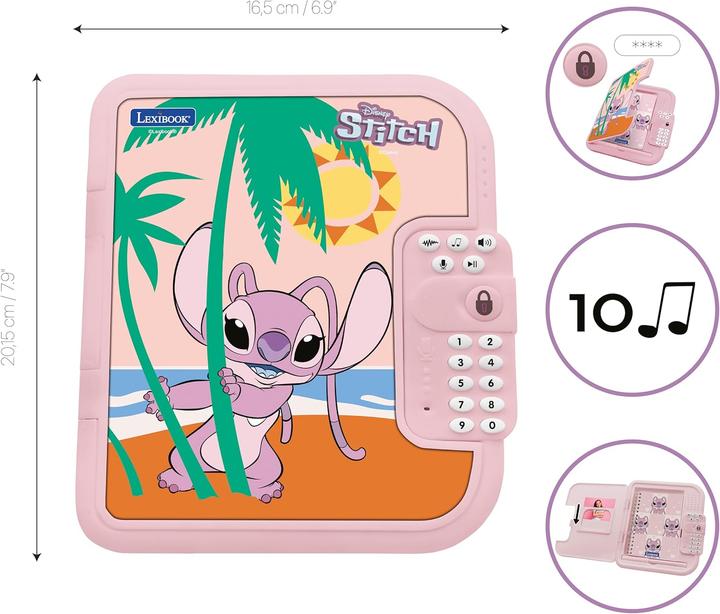 Produktbild Lexibook Elektronisches Tagebuch mit Stift und Notizbuch