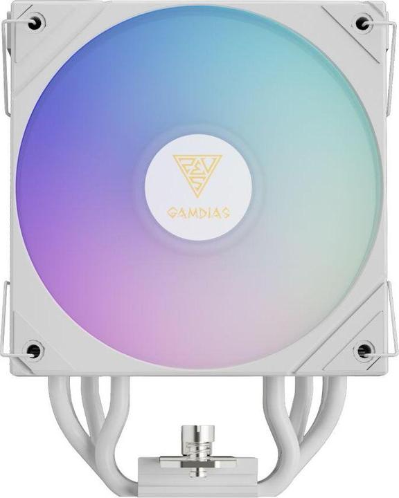 Actual product image Gamdias Processor cooler Boreas M2 51D white aRGB lighting (158 mm)