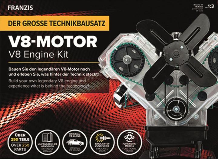 Produktbild Franzis V8-Motor Engine Kit