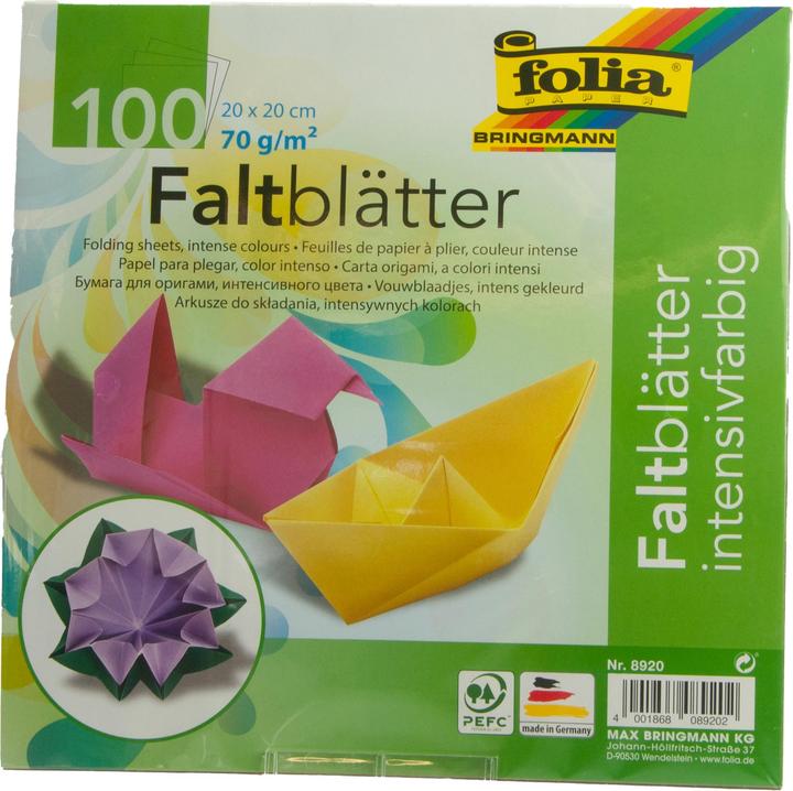 Produktbild Folia Faltblätter (70 g/m², 100x)