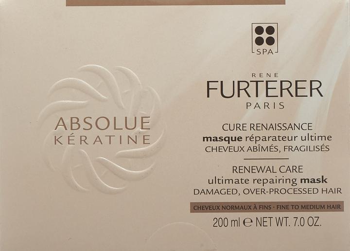 Immagine prodotto Rene Furterer Absolue Kératine - Masque Réparateur Ultime (200 ml)