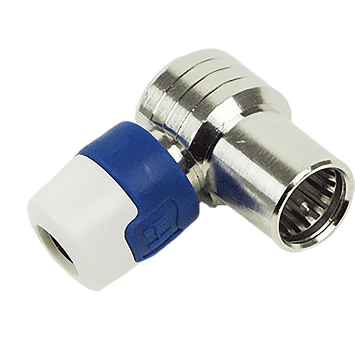 Hirschmann QFA 5 Angled push-on quick F connector (Antennenkabel), Antennenkabel