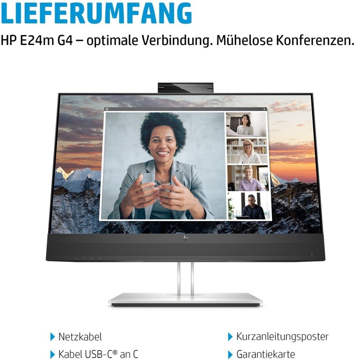 Actual product image HP E24m G4 (1920 x 1080 pixels, 23.80")