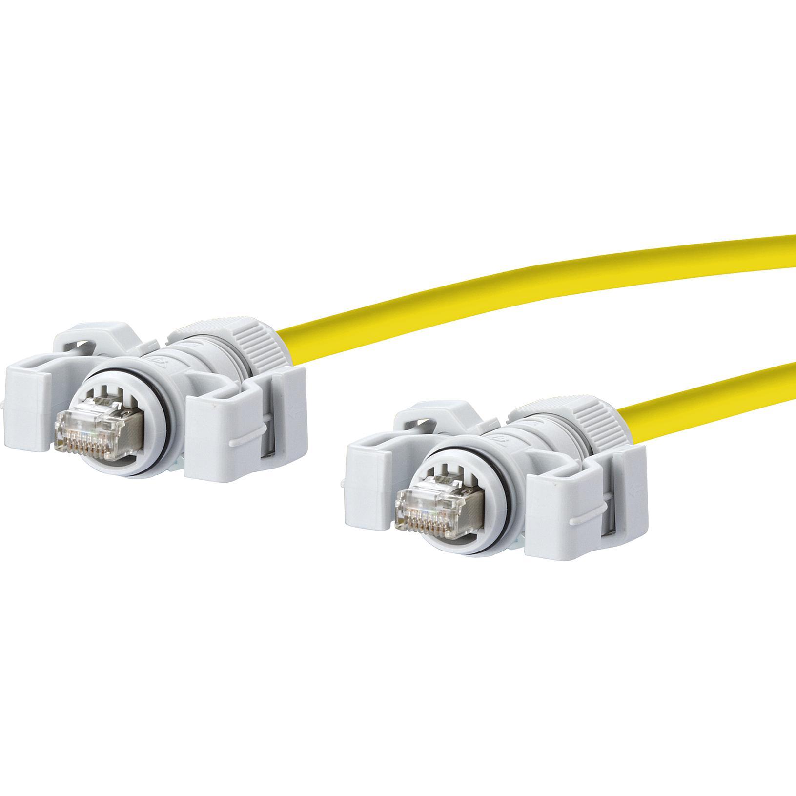 Metz Connect E-DAT Industry Patchkabel V6 IP67 - IP67 10m (S/FTP, CAT6, 10 m), Netzwerkkabel