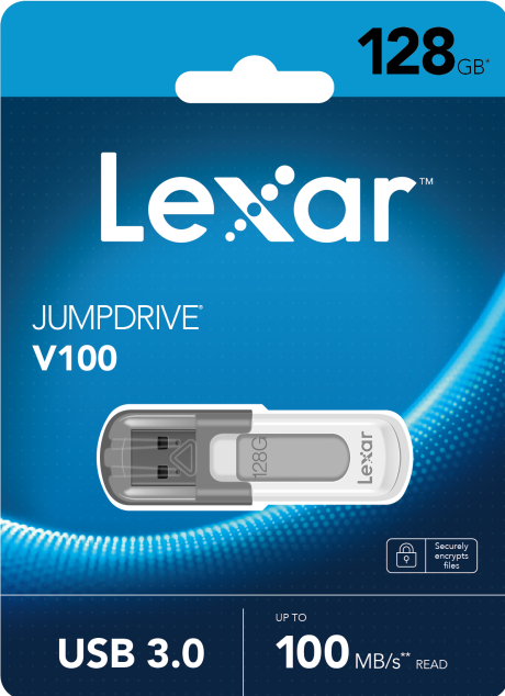 Produktbild Lexar JumpDrive V100 (128 GB, USB-A, USB 3.0)