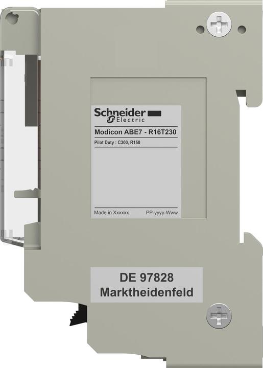 Produktbild Schneider Electric Relais-Sockel ABE7R16T230