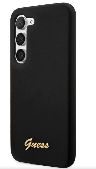 Produktbild Guess Silicone Vintage Gold Logo Case für Samsung Galaxy S23 - black (Samsung Galaxy S23)