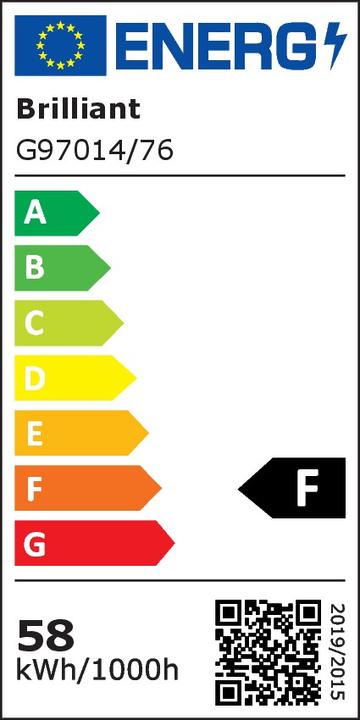 Label énergétique Brilliant Slimline (4800 lm)