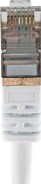 Actual product image Schwaiger CKB6005 052 Network cable 0.5 m Cat6 SF/UTP (S-FTP) White (SF/UTP, CAT6, 0.50 m)