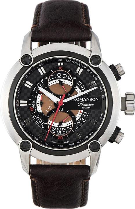 Actual product image Romanson Premier PL2642HM1DA32W Herrenuhr Chronograph (Chronograph)
