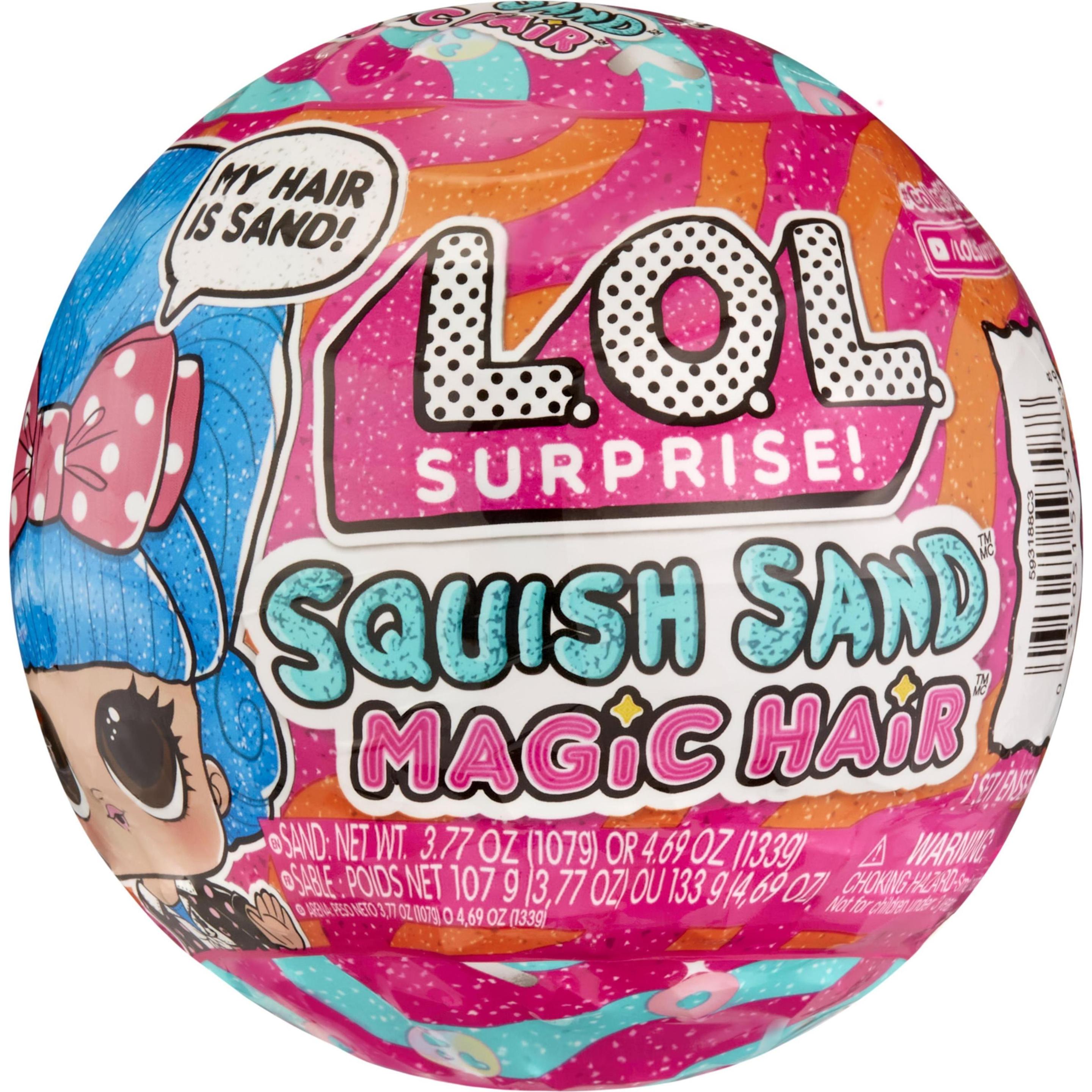 MGA L.O.L. Surprise! Squish Sand Magic Hair Tots Asst in PDQ