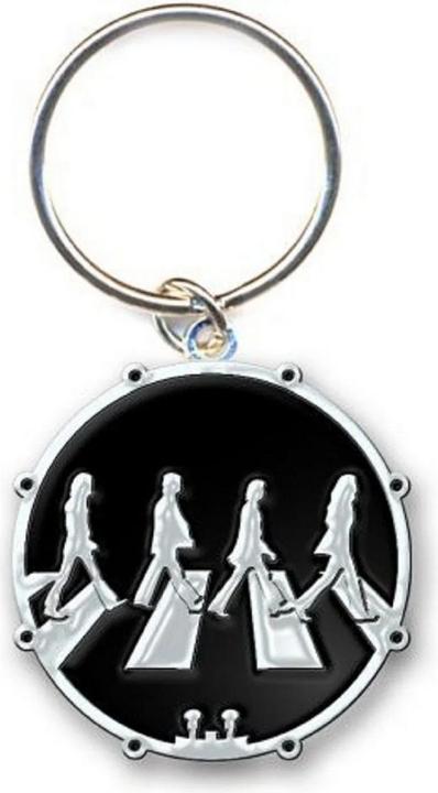 Actual product image The Beatles Abbey Road Crossing Chrome Keyring