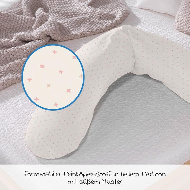 Actual product image Theraline Nursing pillow replacement cover for nursing pillow The Original 190 cm - Cross