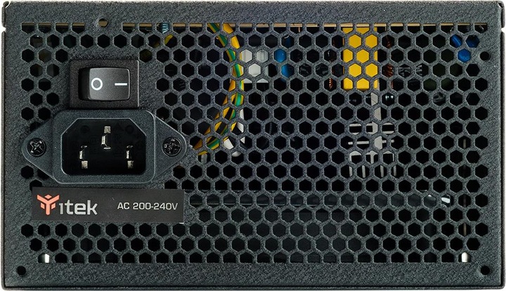 Actual product image Itek BD500 Computer Power Supply 500 W 24-pin ATX Black (500 W)