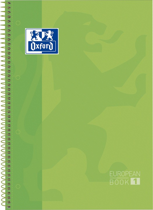 Oxford European Book (A4, Kariert, Harter Einband)