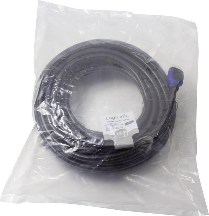 Productafbeelding LogiLink HDMI (Type A) - HDMI (Type A) (15 m, HDMI, 2.0)