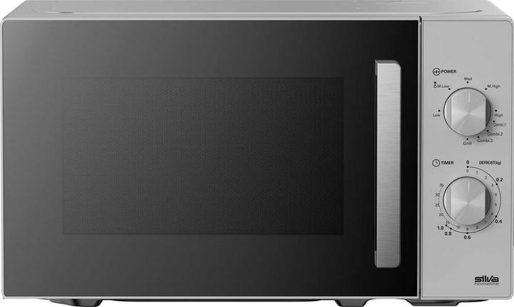Silva MW-G 25.5 Mikrowelle Silber, Schwarz 700 W (20 l)