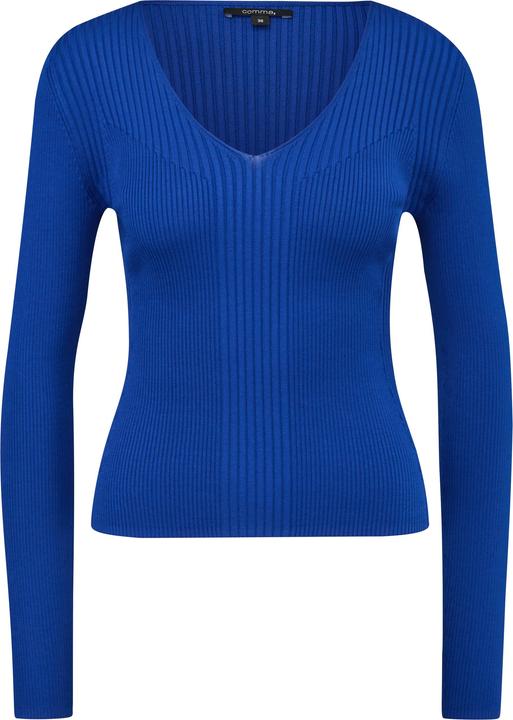 Produktbild Comma Strickpullover Strickpullover mit Rippstruktur (36)