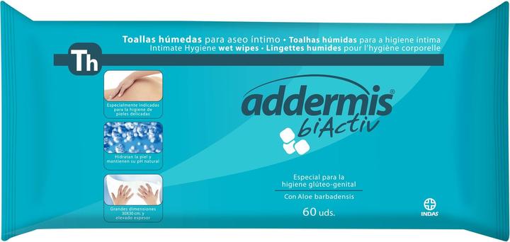 Produktbild Addermis Biactiv Feuchttücher (498.67 ml, Intimtücher)