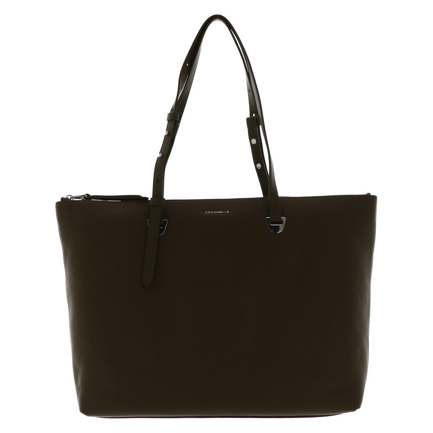 Coccinelle, Damen, Handtasche, Lea Large Shoulderbag, Braun
