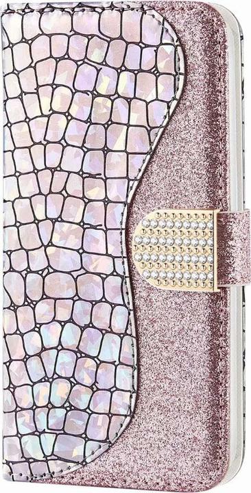 Image du produit PhoneLook Fourre Flip Croco Strass (Apple iPhone 12)