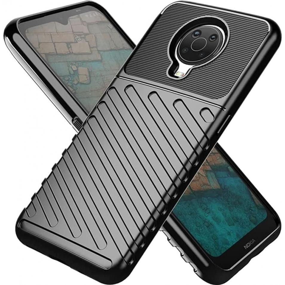 Thumbnail - Screenguard Nokia G20 SpaceCase Impact-Resistant Hülle (Nokia G20), Smartphone Hülle, Schwarz