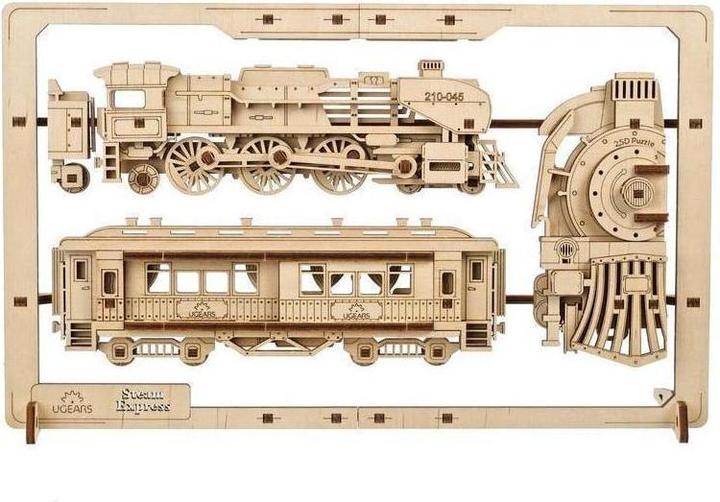 Produktbild Ugears 70207 Steam Express 2.5D Puzzle