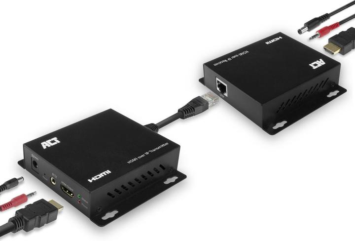 Produktbild ACT AC7850 Audio-/Video-Leistungsverstärker AV-Sender & -Empfänger Schwarz