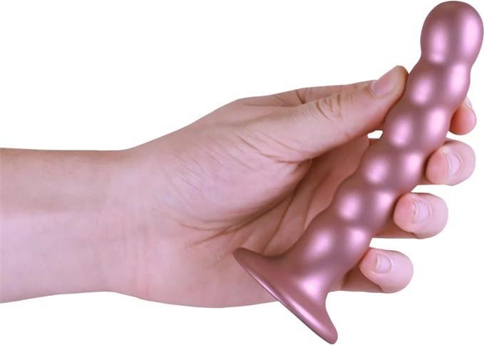 Produktbild Ouch! Beaded Silicone G-Spot Dildo - 5" / 13 cm