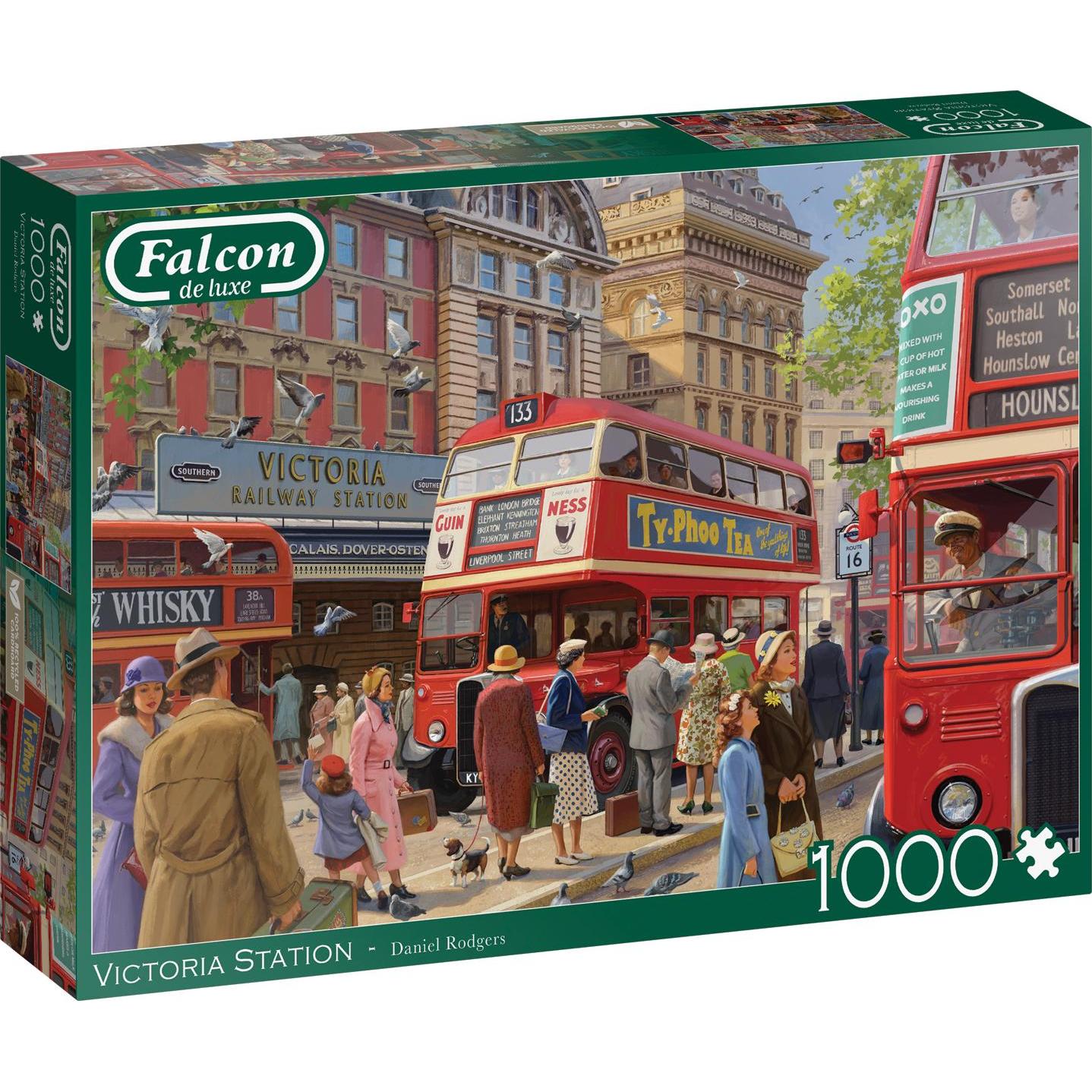 Jumbo Falcon-Puzzle - Victoria Station, 1000 Teile. (1000 Teile)
